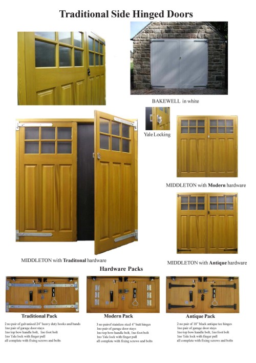 Cedar Garage Doors general options